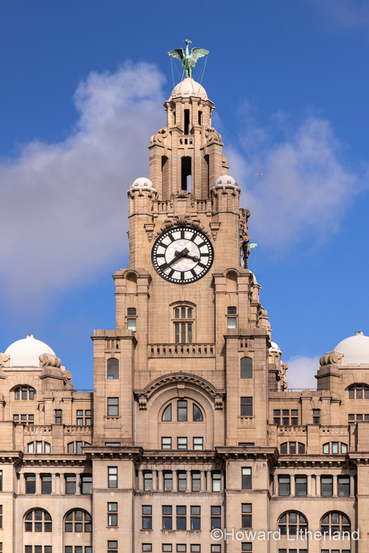 Royal Liver Building and Liver Bird, Liverpool, Merseyside, England