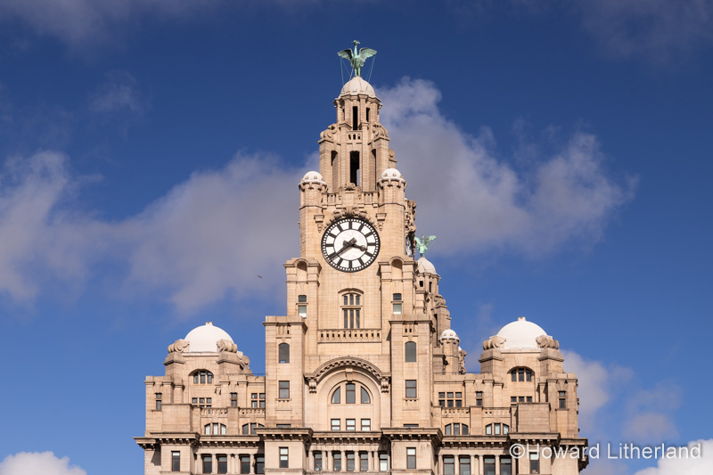 Royal Liver Building and Liver Bird, Liverpool, Merseyside, England