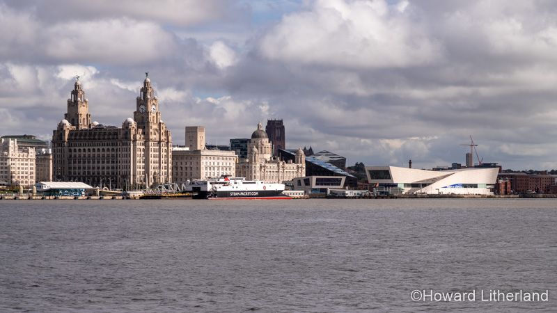 Liverpool waterfront skyline, Merseyside, England