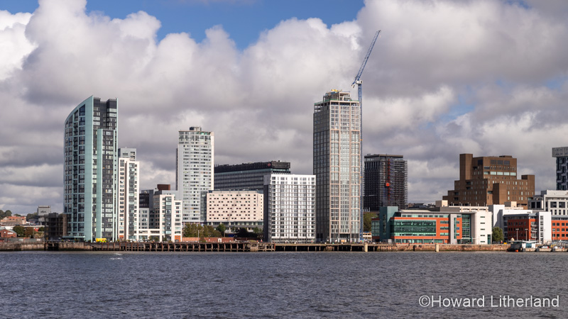 Liverpool waterfront skyline, Merseyside, England
