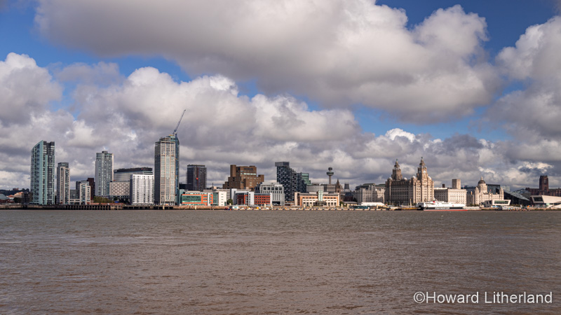 Liverpool waterfront skyline, Merseyside, England