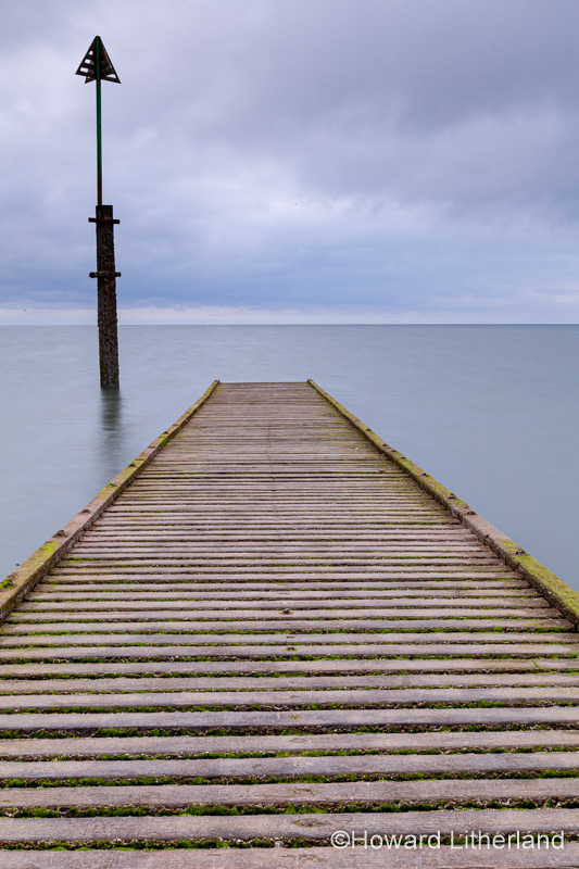 Wooden jetty at Llandudno, North Wales coast