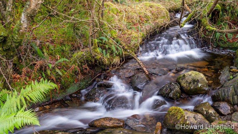 Waterfall at Llyn Crafnant, Snowdonia, North Wales