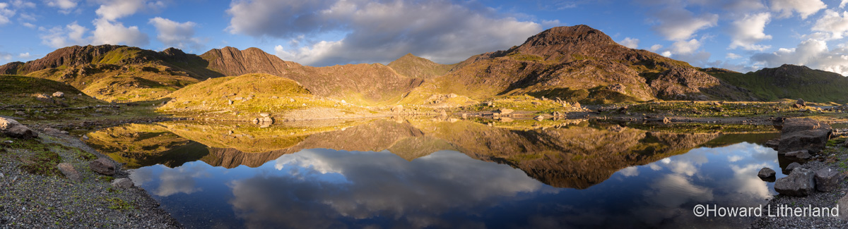 Llyn Llydaw and Snowdon Horseshoe, Snowdonia, North Wales
