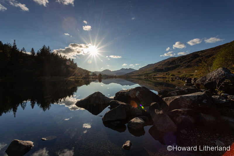 Sunset over Llyn Mymbyr, Snowdonia, North Wales