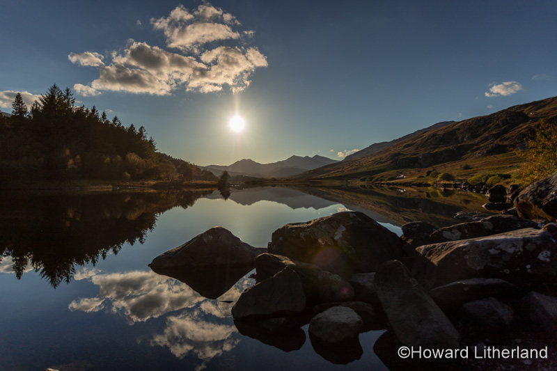 Sunset over Llyn Mymbyr, Snowdonia, North Wales