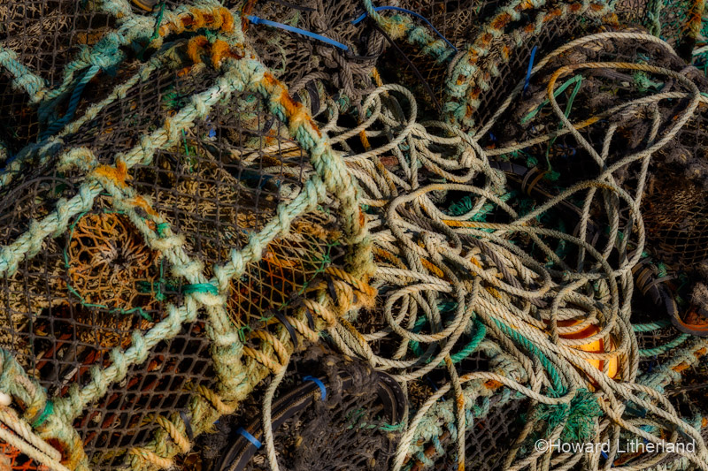 Lobster pot at Youghal harbour, County Cork, Ireland