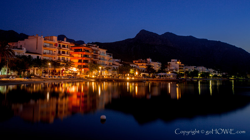 Puerto Pollensa, Mallorca, at twilight