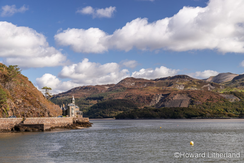 View up the Mawddach estuary from Barmouth on the welsh coast