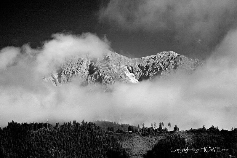 Mountains and cloud, Dachstein Massiv, Austria