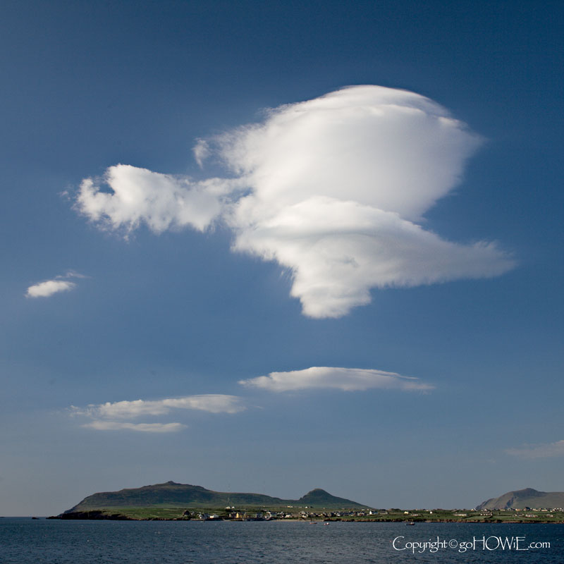 Cloud over the Brandon Mountains, Dingle Peninsula, Ireland
