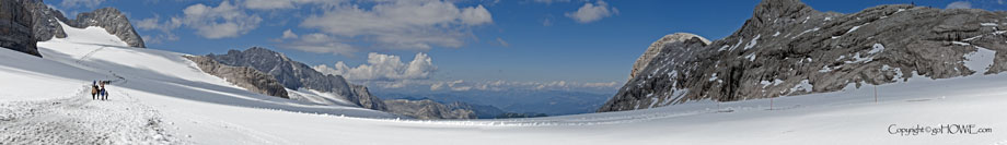 Mountain panorama, Dachstein Massiv, Austria