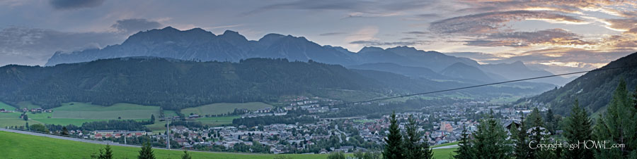 Mountain panorama, Dachstein Massiv, Austria