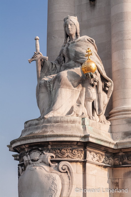 Statue on Pont Alexandre III, Paris, France