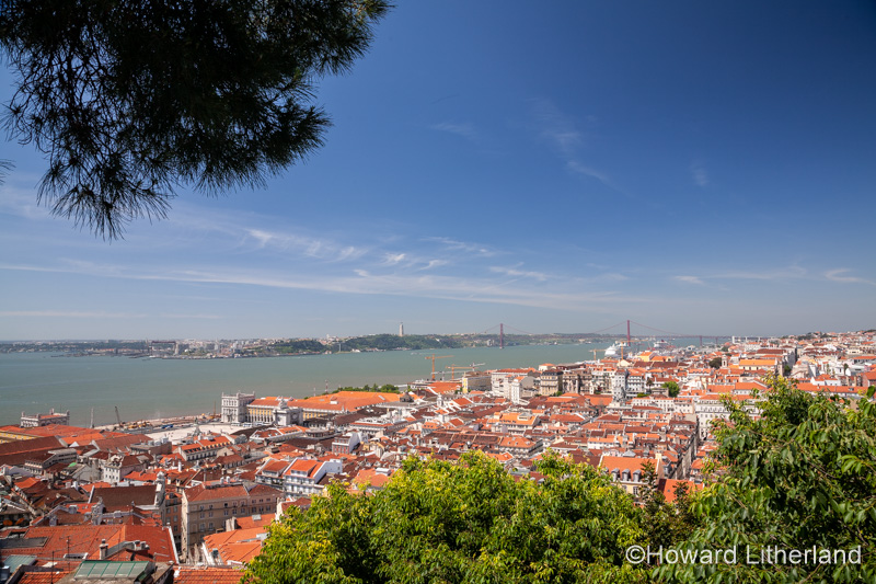 View over Lisbon, Portugal, from St George's castle