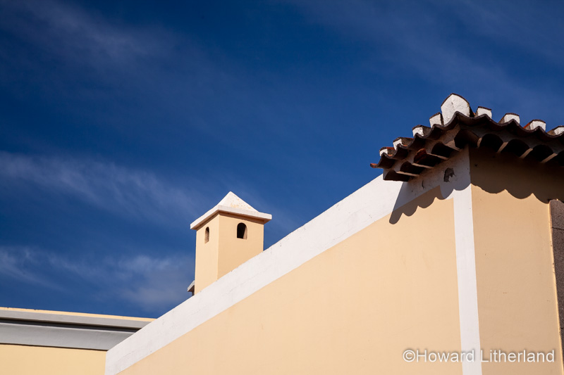 Wall and roof detail, Madeira, Portugal