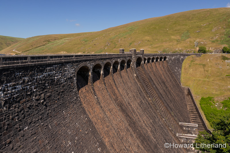Claerwen dam, Elan Valley, Powys, Wales