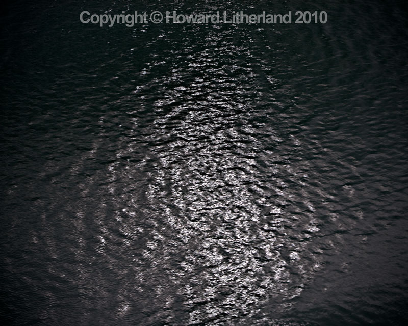 Sunlight reflecting on waves