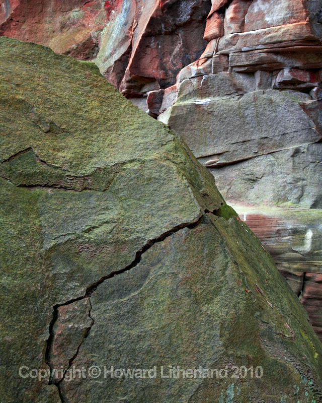 Rock patterns, North wales