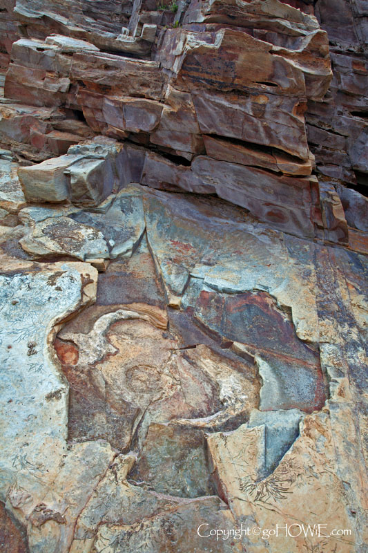Rock patterns, Dingle Peninsula, Ireland