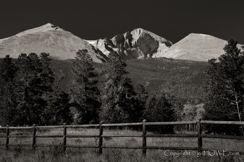 Longs Peak, the highest mountain in the Rocky Mountain National Park, Colorado, U.S.A.