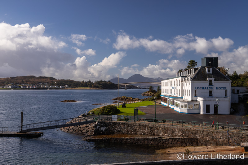Kyle of Lochalsh and the Skye Bridge on the altantic coast of northwest Scotland