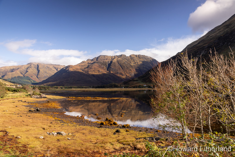 Loch Cluanie in the highlands of Scotland