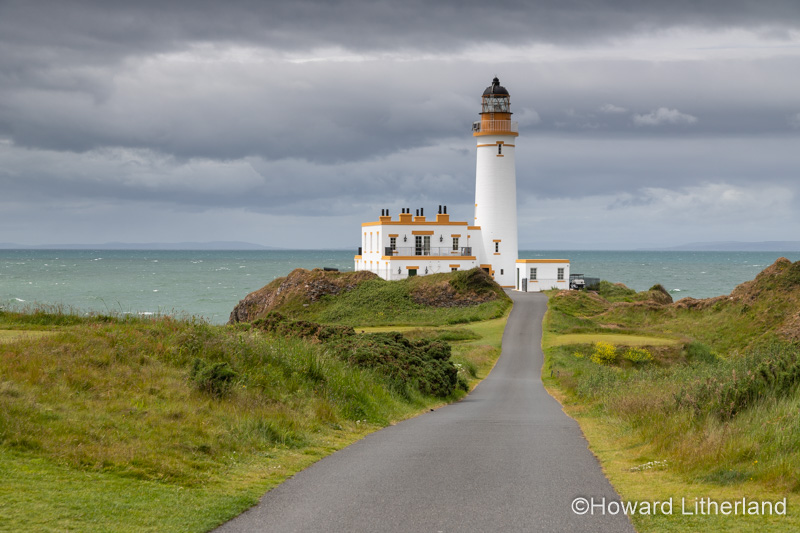 Turnberry lighthouse on the Ayrshire coast, Scotland