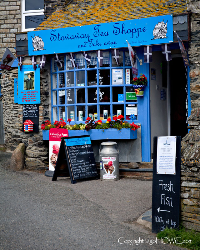 Blue shop, Port Isaac, Cornwall
