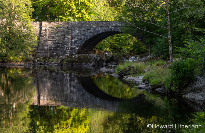 Bridge over the river Conwy at Betws-y-Coed, Snowdonia, North Wales