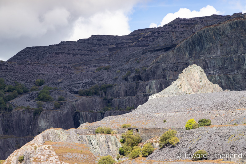 Dinorwig slate quarry, Snowdonia, North Wales
