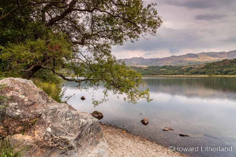 Llyn Dinas in the Snowdonia National Park, North Wales