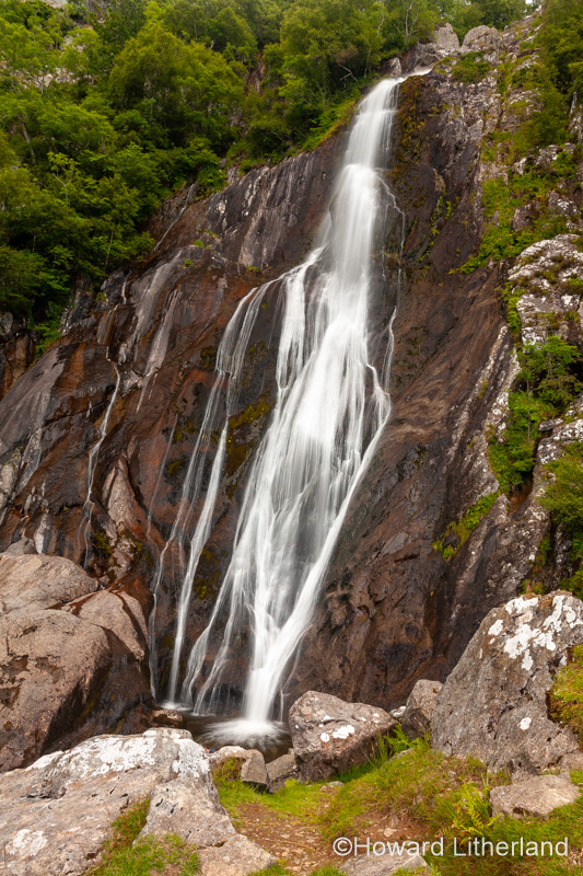 Aber Falls waterfall, Snowdonia, North Wales