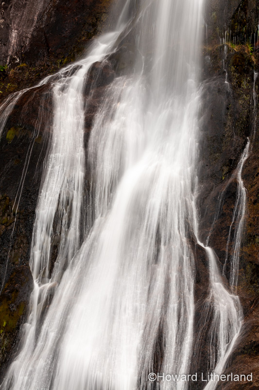 Aber Falls waterfall, Snowdonia, North Wales