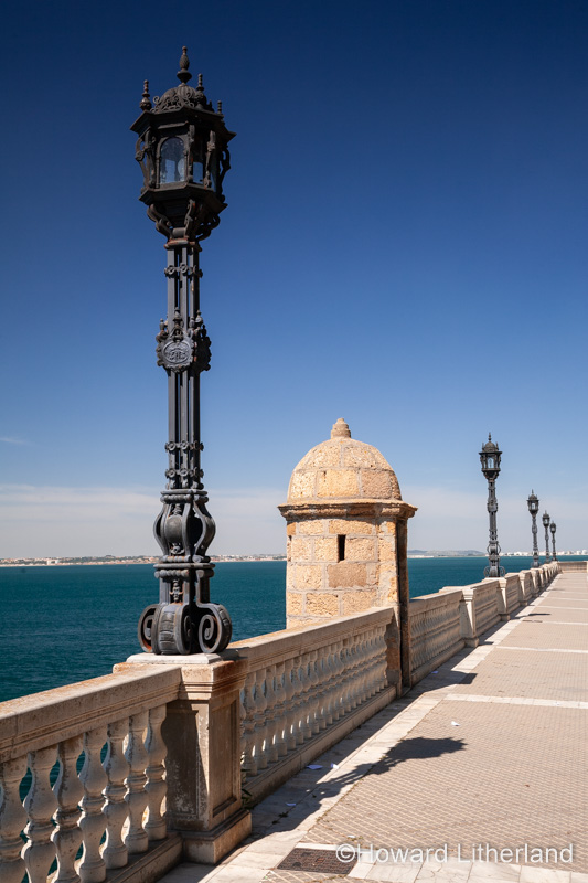 Seafront promenade, Cadiz, Spain