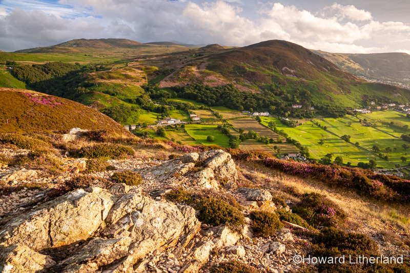 View over North Wales mountains from the Sychnant Pass