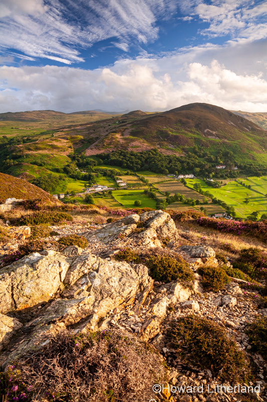 View over North Wales mountains from the Sychnant Pass