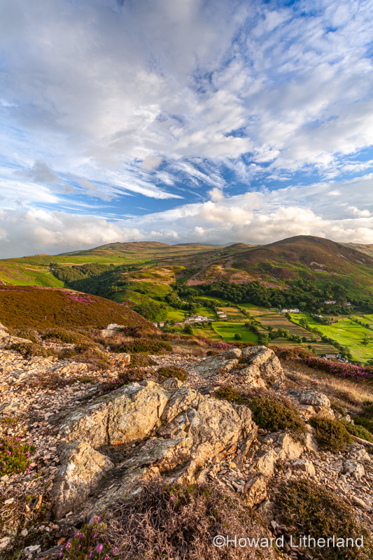 View over North Wales mountains from the Sychnant Pass