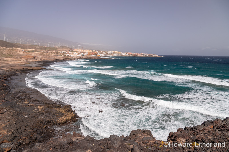 Playa Grande on Tenerife in the Canary Islands