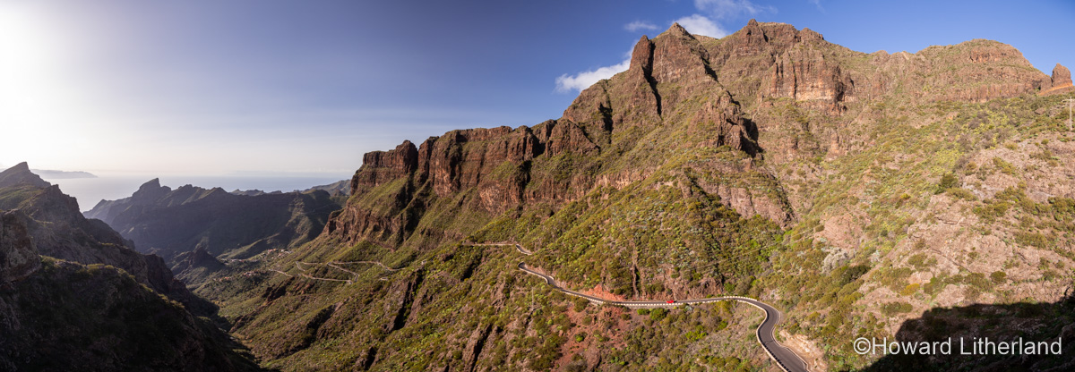 Volcanic landscape around Santiago del Teide, Tenerife, Canary Islands