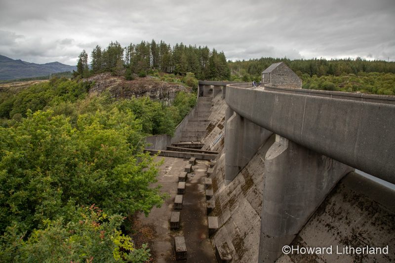 Maentwrog dam at Llyn Trawsfynydd, Wales