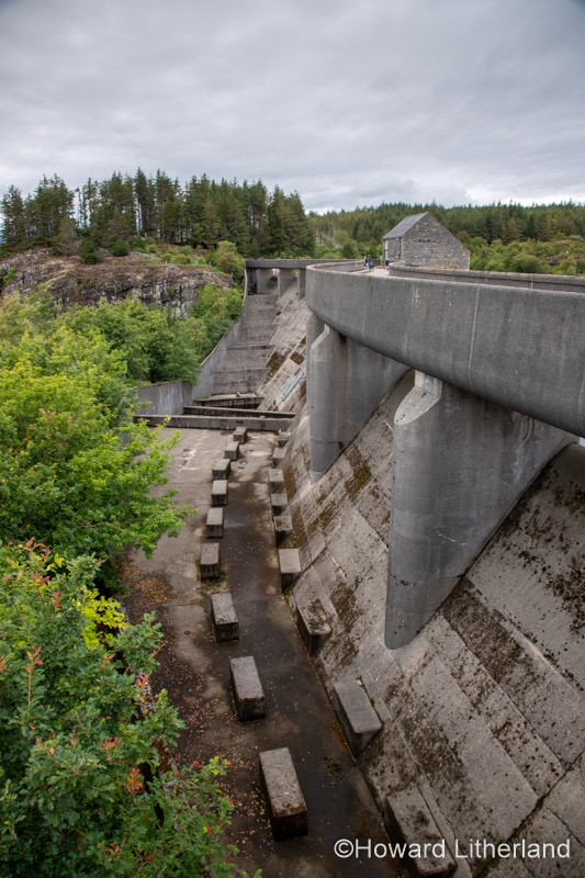 Maentwrog dam at Llyn Trawsfynydd, Wales