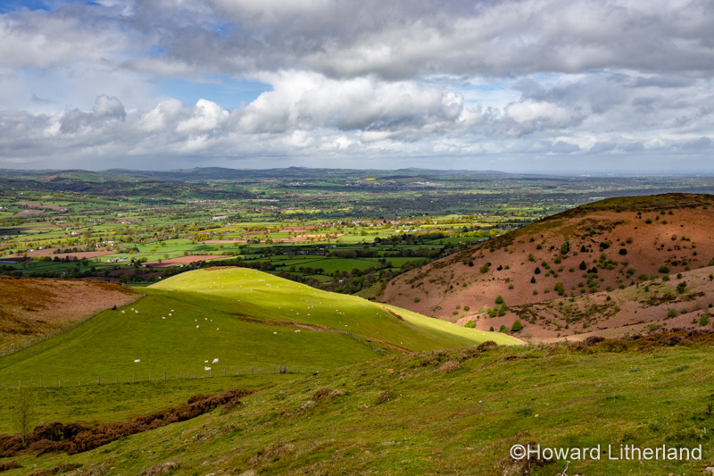 Vale of Clwyd under cloudy skies, North Wales