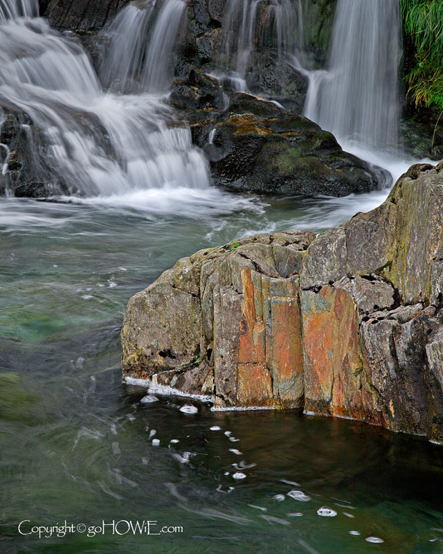 Waterfall, Watkin Path, Snowdonia