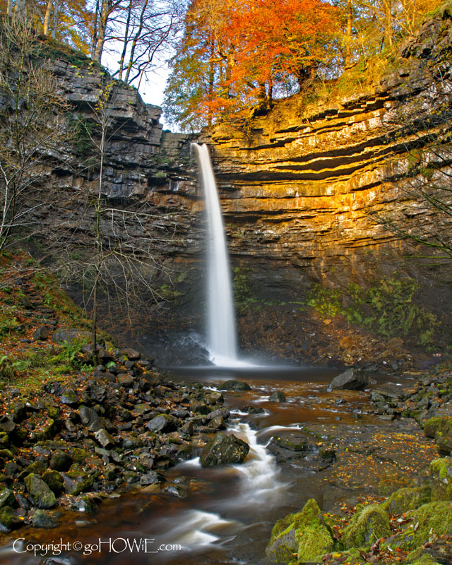 Hardraw Force waterfall, Yorkshire Dales