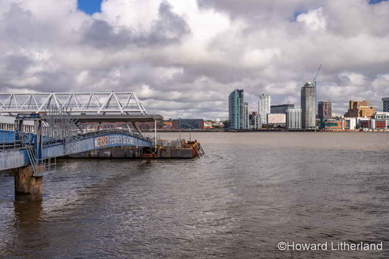 Seacombe Dock on the river Mersey, Wirral, Mersyside, England