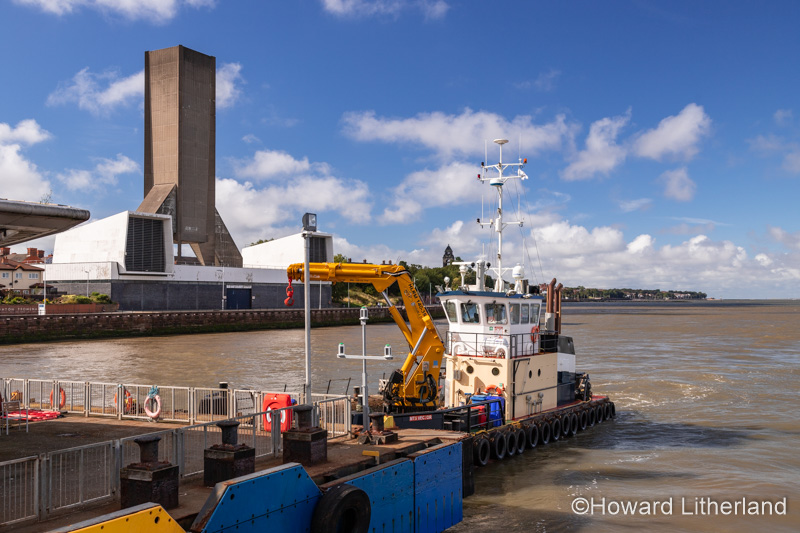 Kingsway Mersey Tunnel ventilation tower, Seacombe, Wirral, Merseyside, England
